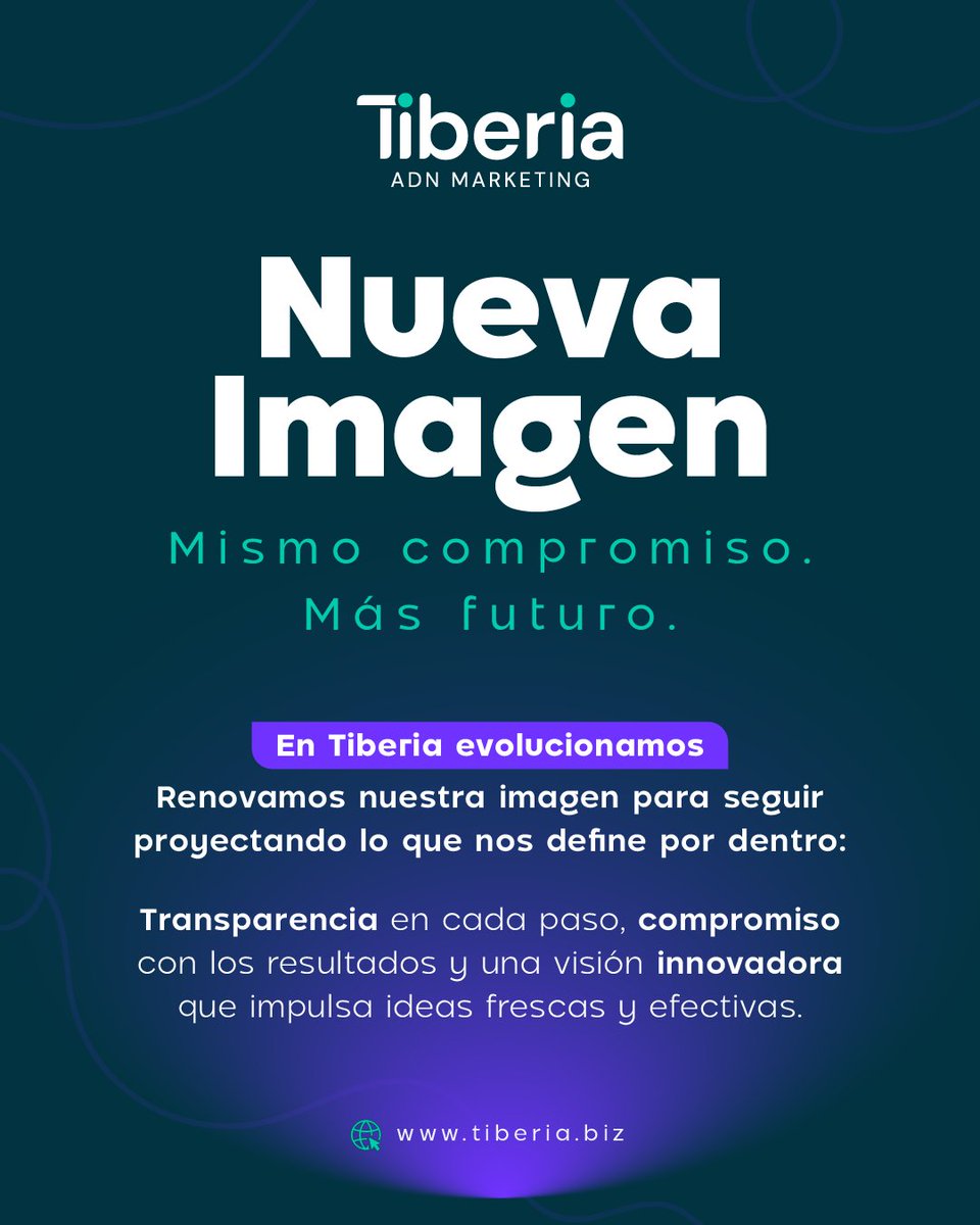 Nueva imagen. Mismo compromiso. Más futuro.

En #Tiberia evolucionamos. Renovamos nuestra imagen para seguir proyectando lo que nos define por dentro

Tiberia. Evolucionamos con vos