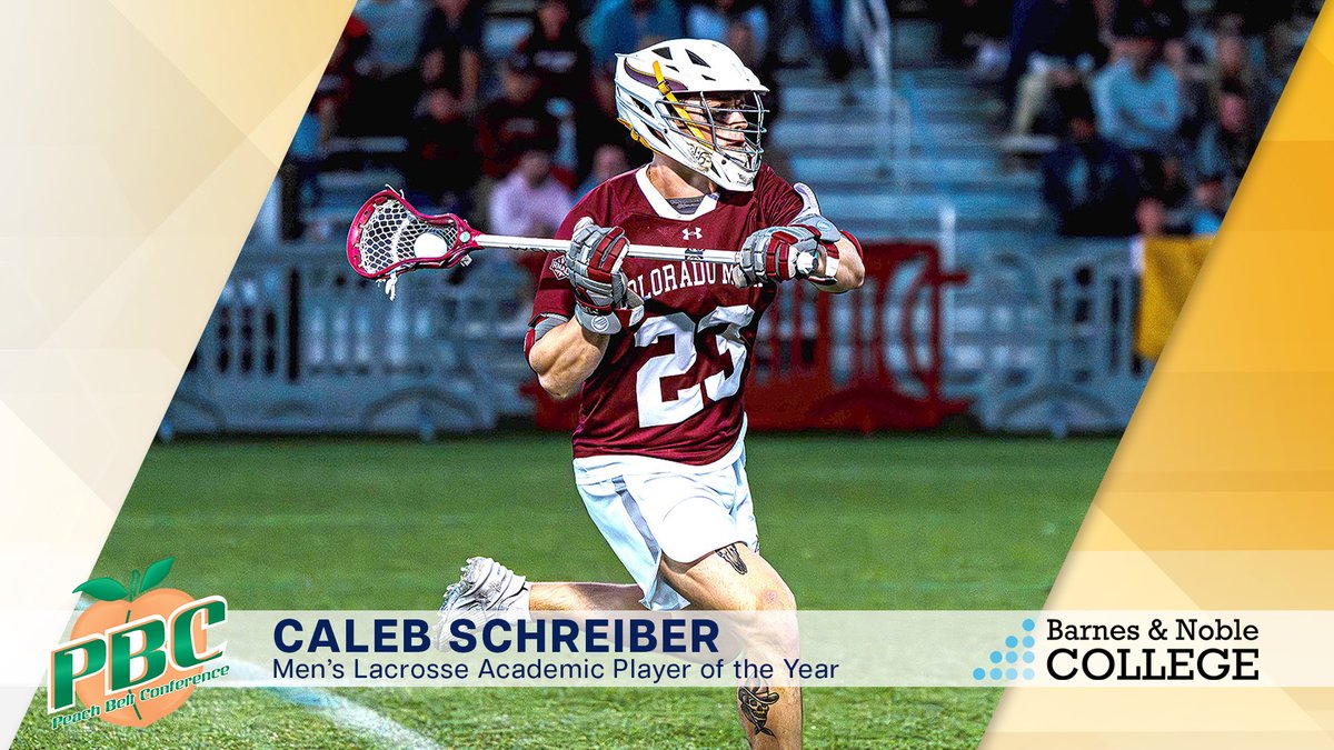 RMAC Sports (@rmac_sports) on Twitter photo The 2025 Peach Belt Conference / Rocky Mountain Division Academic Player of the Year!
Caleb Schreiber, Colorado Mesa!
See the 13-member First Team Academic All-Conference and Academic Honor Roll online!
rmacsports.org/news/2025/5/29…
#EverythingElevated | <a href="/COMesa_MLax/">Colorado Mesa Men’s Lacrosse</a> The 2025 Peach Belt Conference / Rocky Mountain Division Academic Player of the Year!
Caleb Schreiber, Colorado Mesa!
See the 13-member First Team Academic All-Conference and Academic Honor Roll online!
rmacsports.org/news/2025/5/29…
#EverythingElevated | <a href="/COMesa_MLax/">Colorado Mesa Men’s Lacrosse</a>