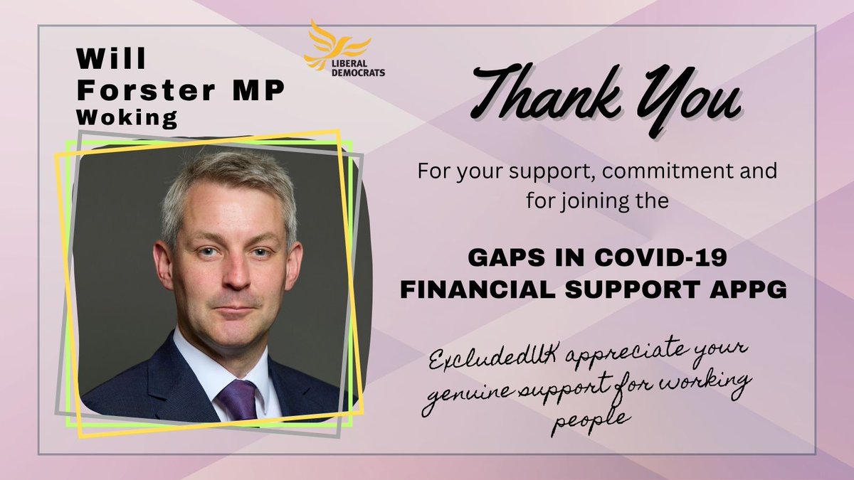 <a href="/ExcludedUK/">ExcludedUK</a> <a href="/WillForster/">Will Forster MP 🔶</a> A big thank you to <a href="/WillForster/">Will Forster MP 🔶</a> for supporting #ExcludedUK.

Ordinary working people appreciate it when elected representatives hear our voices, engage in discussion and listen.