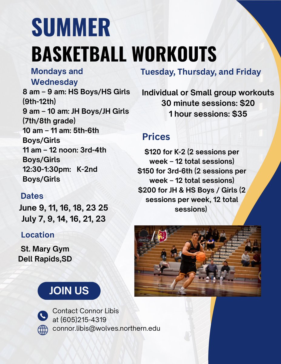 StMaryHoops's tweet image. No excuses not to get better this summer and in our own gym!  

Get signed up Connor.  Spots are limited. #SummerSkills