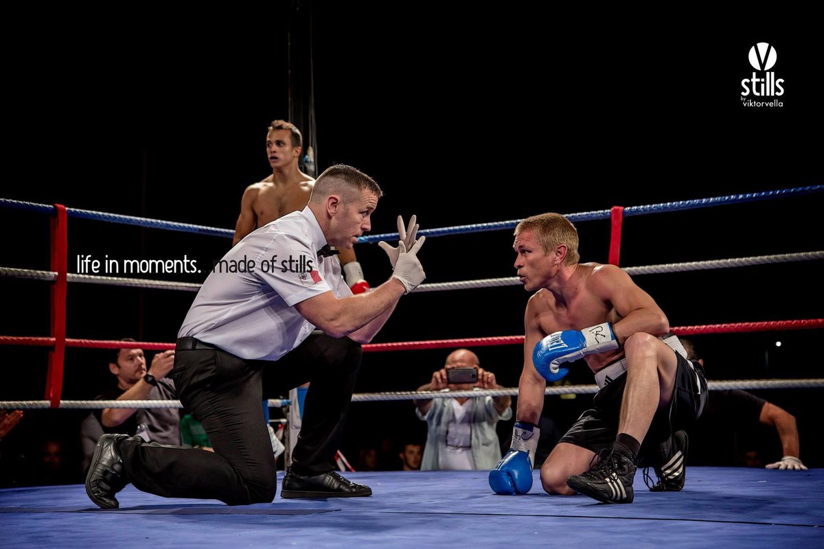 Refereeing in Malta many moons ago, Haithem Laamouz boxed last weekend for the a  WBO title in Doncaster