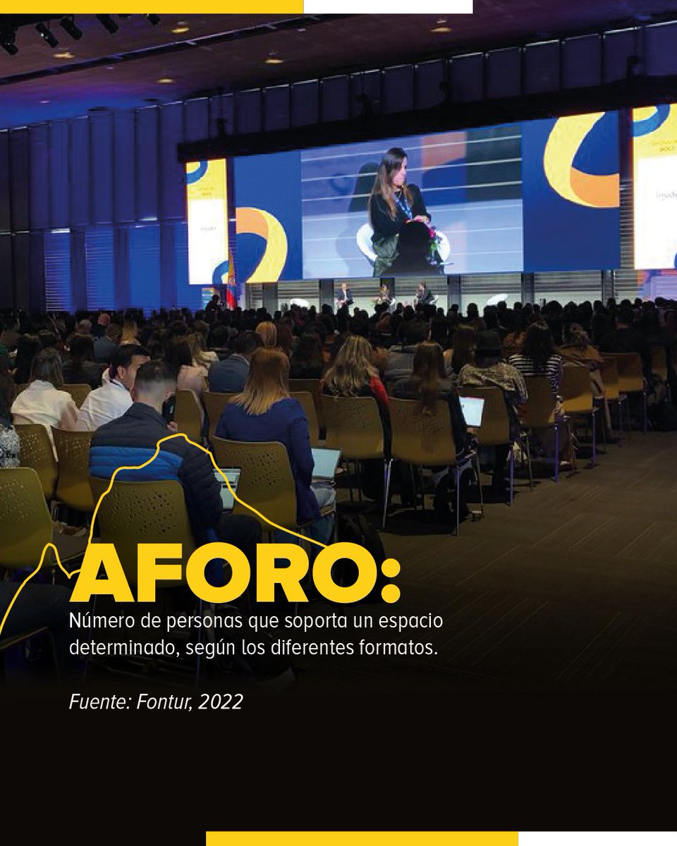 #DiccionarioÁgora | Explora y aprende a profundidad con Ágora Bogotá🌟

📐 Cada evento tiene su medida perfecta. Conocer el aforo según el formato es clave para crear experiencias cómodas, seguras y memorables.

🔍 ¡Un dato que todo planner debe tener en cuenta!

#ÁgoraBogotá