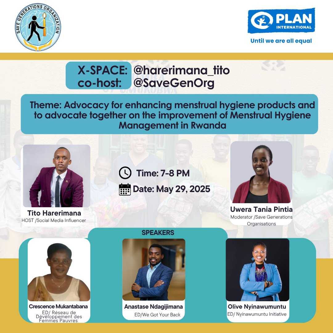 🎧 Missed the conversation? i've got you covered!
You can still follow the full discussion via the live recording. I am glad to be engaged
Let’s keep the momentum going toward a 
#PeriodFriendlyWorld 🌍🩸
#MHDay2025 #MHMA2025 #MenstrualHealth #EmpowerHer #ItsTimeForAction