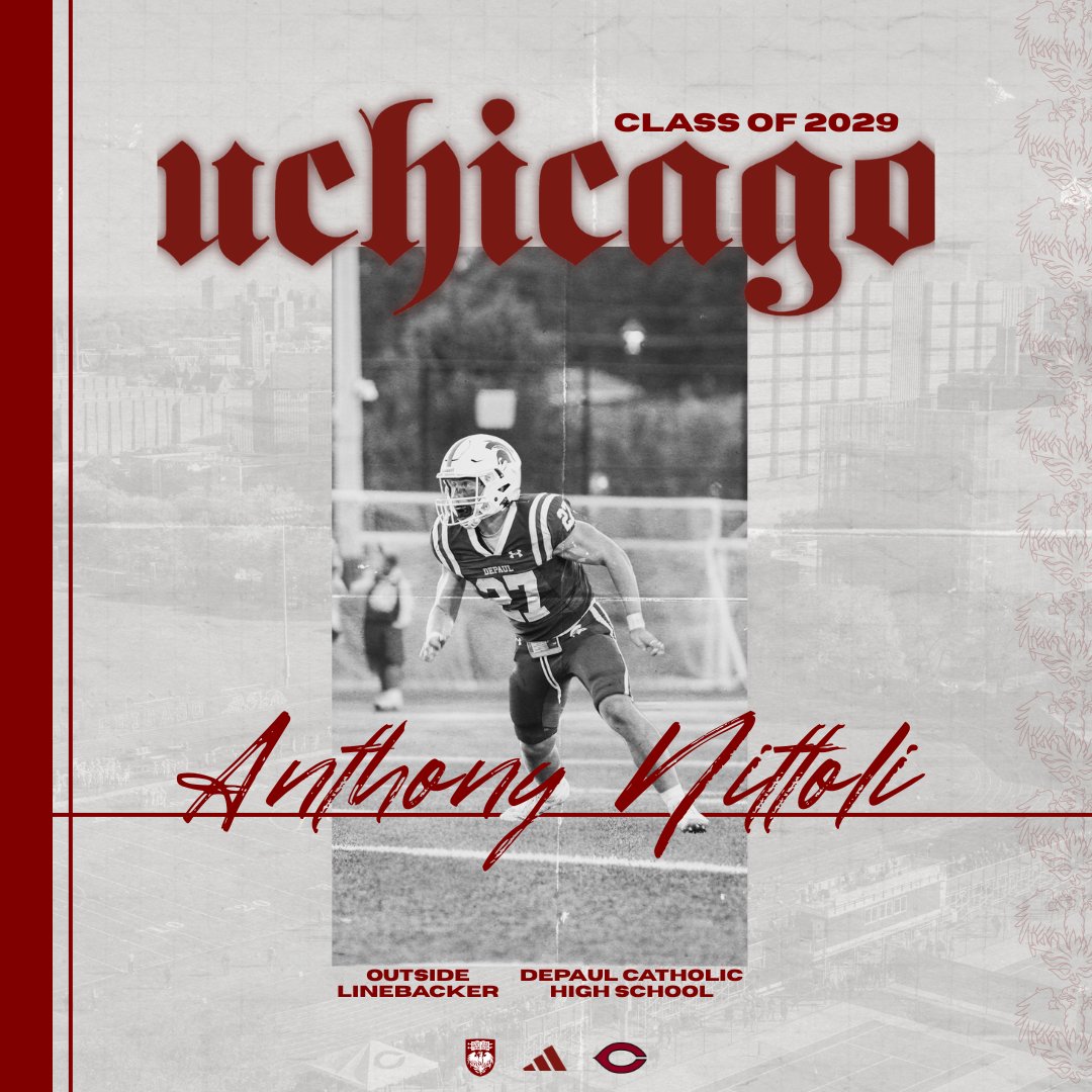 UChicago Football (@uchicagofb) on Twitter photo Join us in welcoming Anthony Nittoli to the UChicago Football FAMILY!
X: <a href="/anthony_nittoli/">Anthony Nittoli</a>
#GoMaroons Join us in welcoming Anthony Nittoli to the UChicago Football FAMILY!
X: <a href="/anthony_nittoli/">Anthony Nittoli</a>
#GoMaroons
