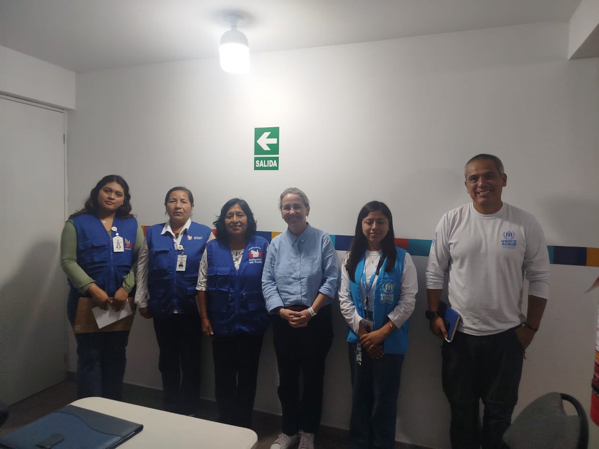 Me reuní con la <a href="/Defensoria_Peru/">Defensoría del Pueblo</a> en Ica. Conversamos sobre la situación de los refugiados y las personas vulnerables. 

Les compartí mi admiración por su entrega y compromiso que hacen una diferencia en la vida de los que más lo necesitan.