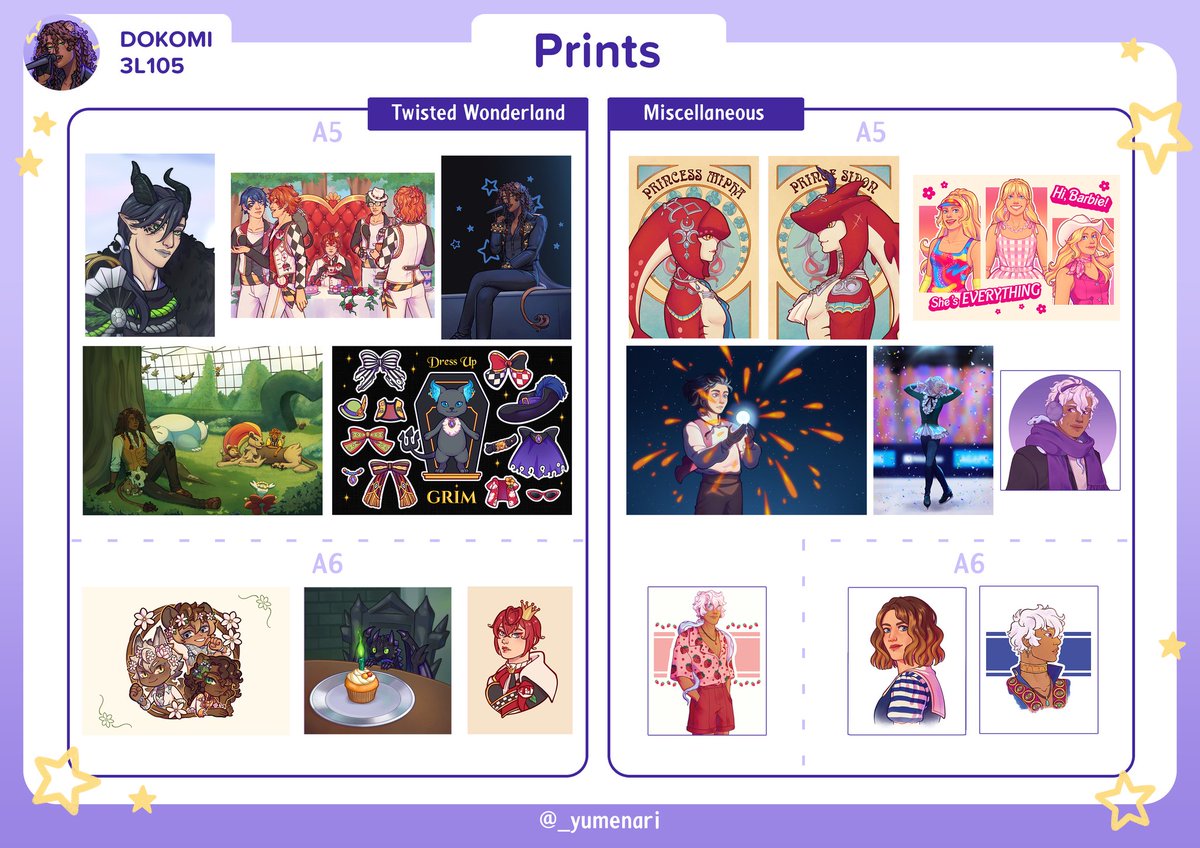 ✧ Dokomi Catalogue (1/2)

Hi!! I'll be at Dokomi next week, here's my catalogue! Booth 3L105 (Hall 3) ✨

I'm also accepting reservations! 🔗⬇️

#ArtistsofDokomi2025 #Dokomi2025