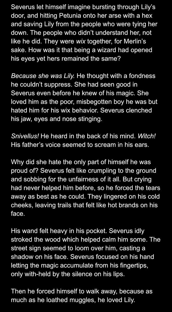 heartonthetable's tweet image. Snape fans this is a tidbit from a snape runaway fic i thought ab making but idk lmk if you vibe w it