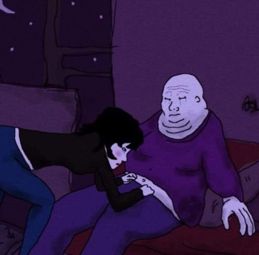 La inalcanzable con el gordo que anda en un bmw: