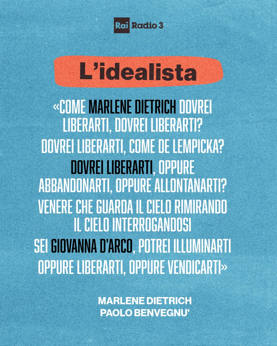 Paolo Benvegnù con Marlene Dietrich, Katie Herzig con Charlie Chaplin, The Cleaners From Venus con Clara Bow, Mount Kimbie/Micachu con Marilyn, Bachi Da Pietra con Buster Keaton. Cinque canzoni che citano vecchie star del cinema qui tinyurl.com/y56rjrcj