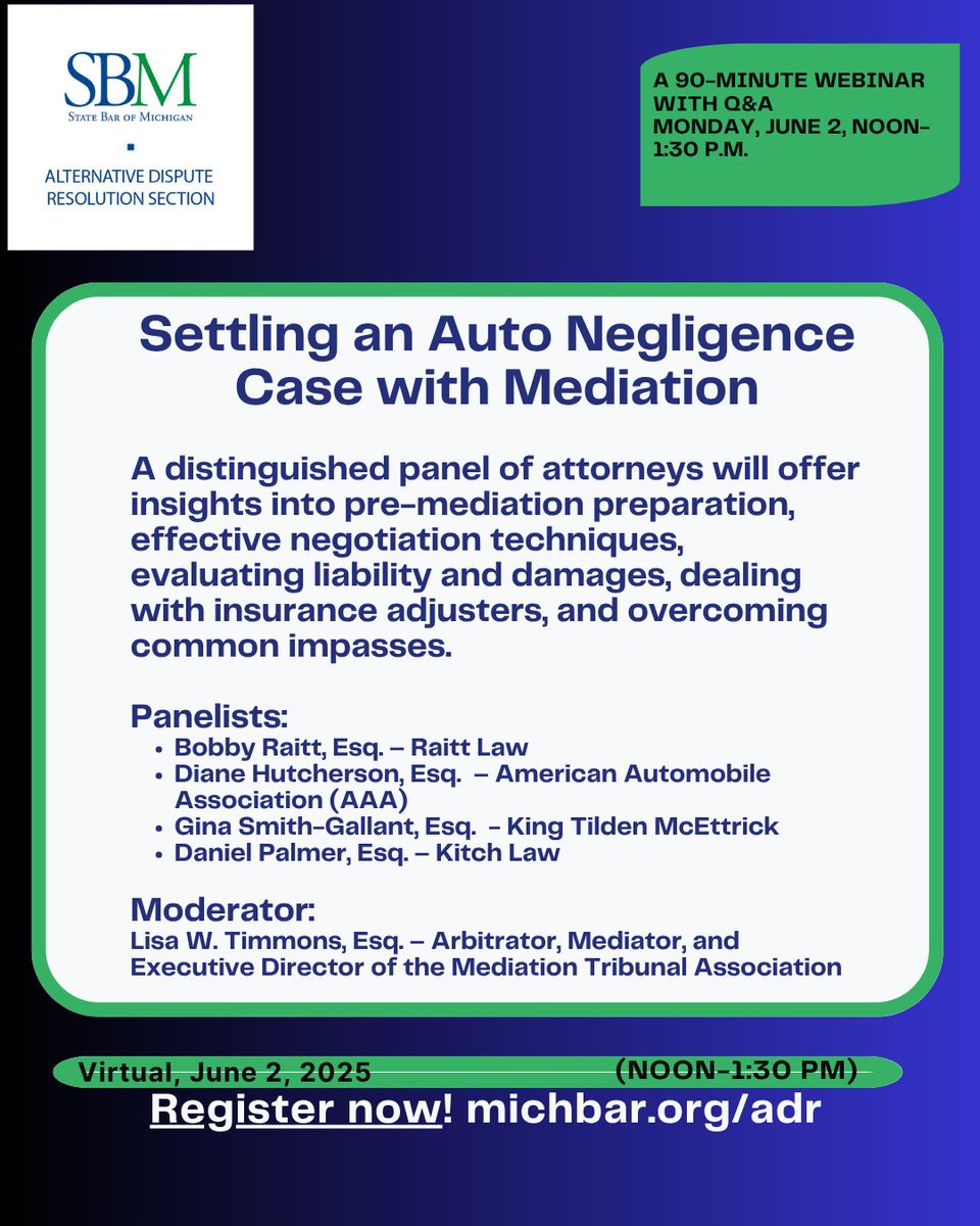 There's Still Time to Register!  events.michbar.org/Event-Search/E…