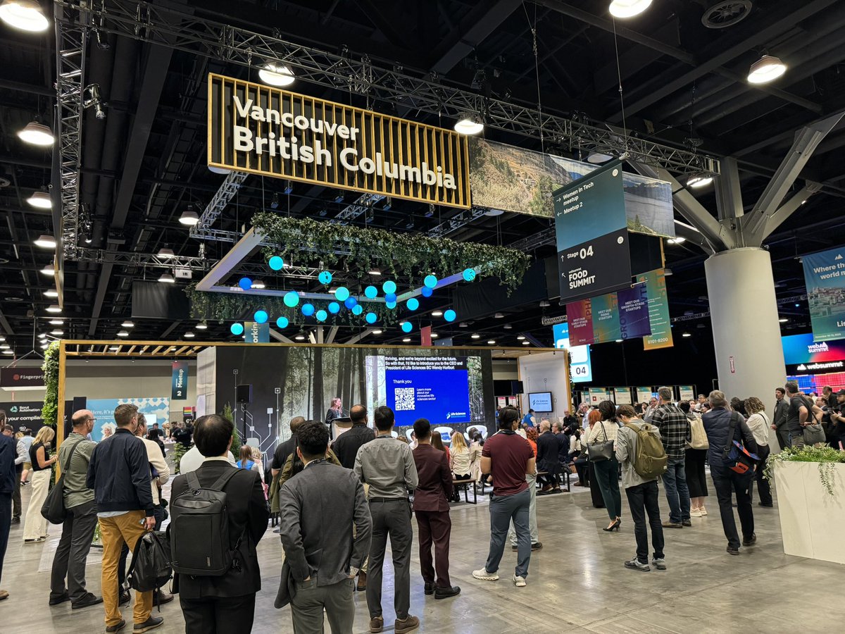 The B.C. Pavilion is now open for Day ✌️

Come meet our team and find out why B.C. is one of the most exciting innovation hubs in the world!

👉 Schedule of programming + events: naturallyinnovativebc.ca/bc-at-wsv#bc-p…