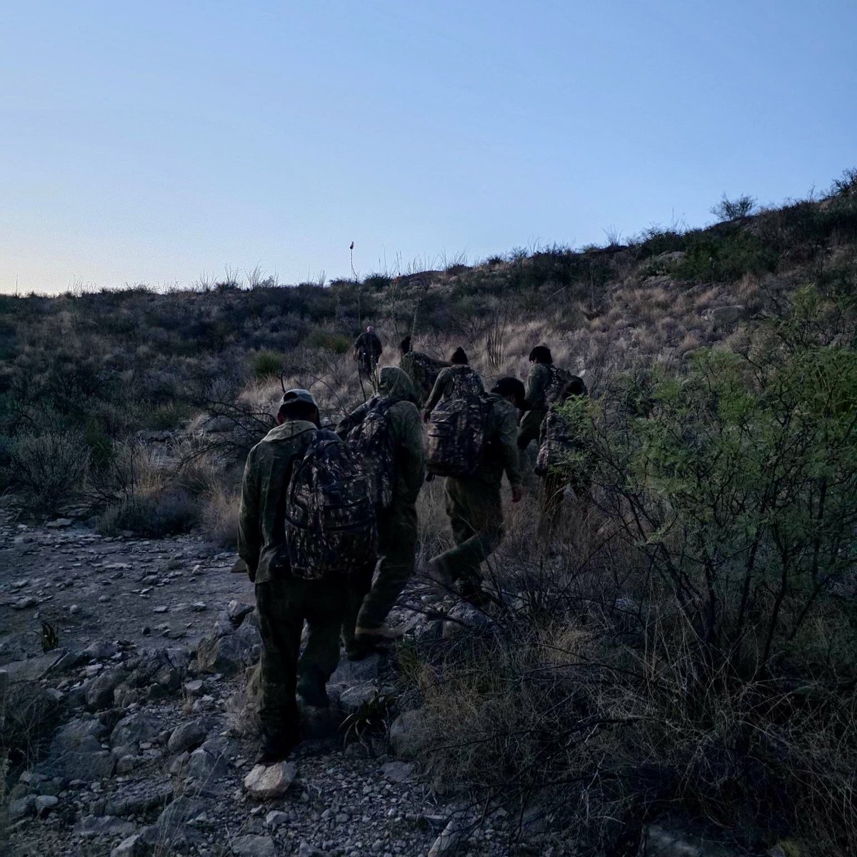 Sanderson Border Patrol Agents apprehended two groups last night totaling 13 illegal aliens.

Sanderson agents responded to the southwest portion of their area of operation to look for a group of illegal aliens.  While tracking the initial group, which they subsequently