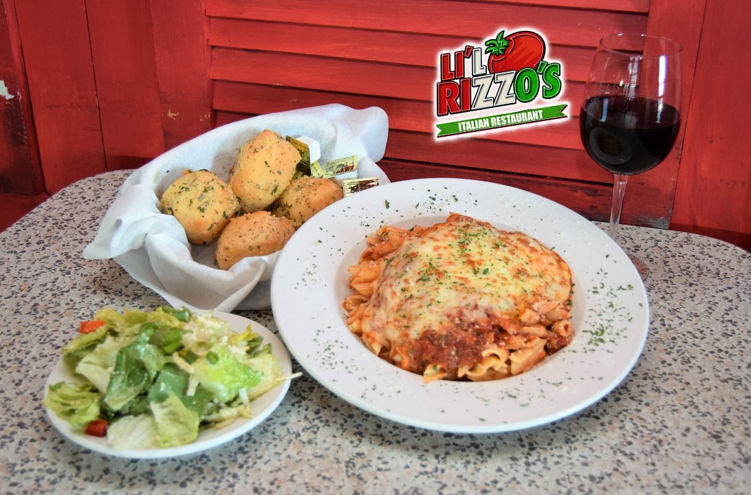 At Li'l Rizzo's, we’re on a mission to become your go-to dining destination by delivering Delicious Pasta🍝, Gourmet Pizza🍕, our World Famous House Salad🥗, and unparalleled legendary service.😃 Give us a chance to impress you!

#Pasta #Pizza #Dining #LakeOfTheOzarks