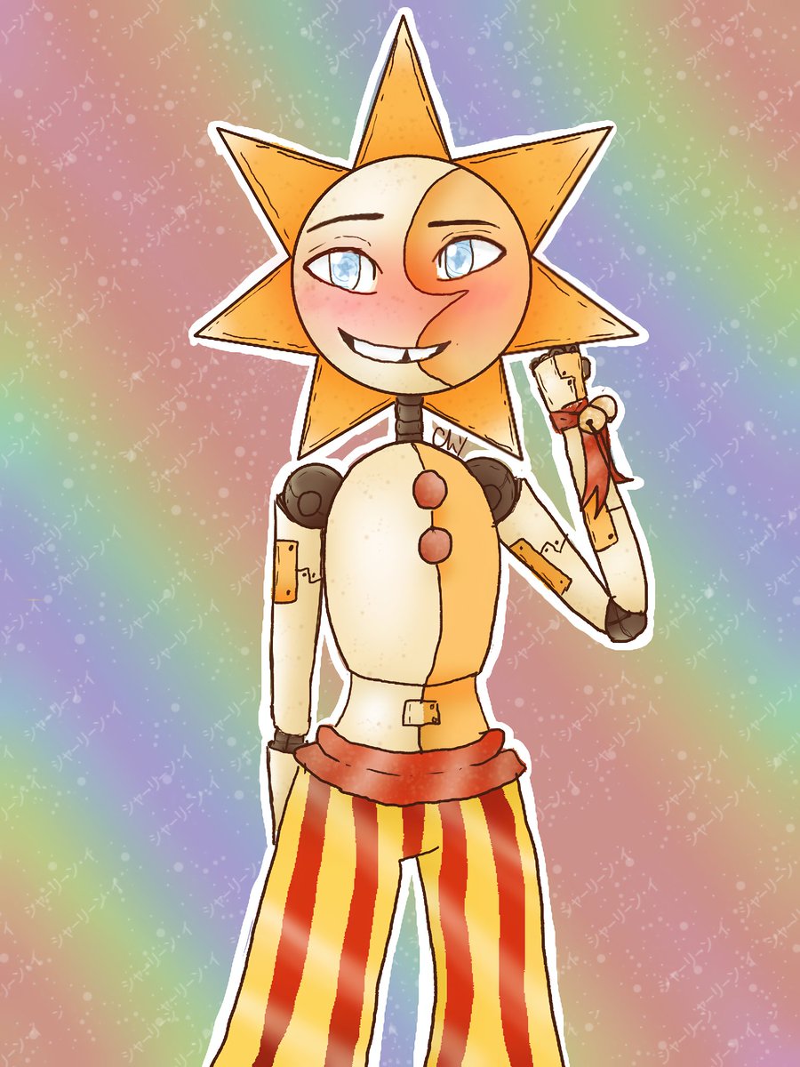 Char14123's tweet photo. I messed up with the arm XD

#FNAF #fnaffanart #sundrop #artwork #art #fanart #artistsonX #artist #fivenightsatfreddy #cute #sun https://t.co/u2vF1inPQ9