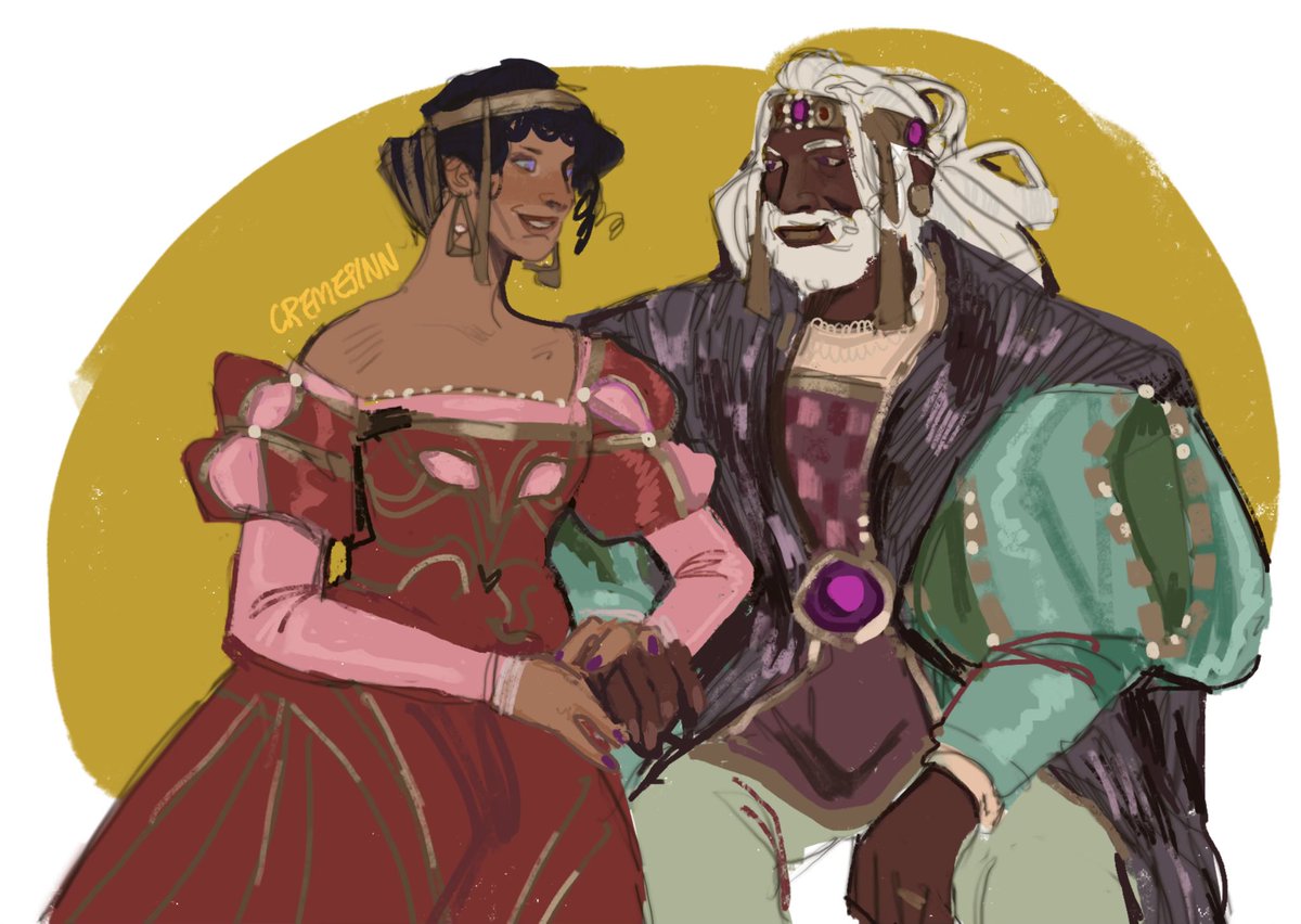 had fun drawing rhaenys and corlys 🫡