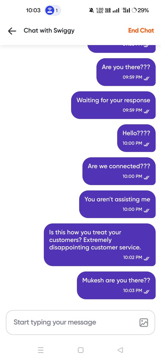 tejasammu's tweet photo. This is pathetic. I paid for Coke and didn’t receive it. Then waited 10+ minutes on your useless chat support — NO response. @SwiggyCares

Is this how you treat paying customers? I need a refund or compensation immediately.

Worst customer experience ever.

#Swiggy #SwiggyScam https://t.co/65ybedMwlU