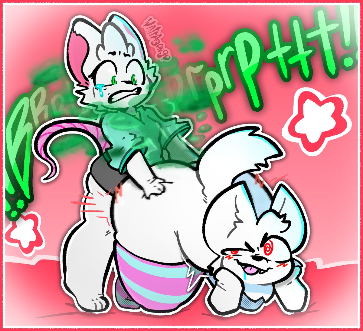 You like kissi- BRRLLPRPRPttt!!