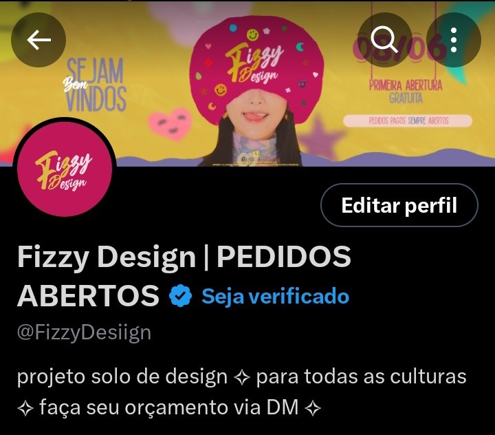Depois de pensar muito eu decidi voltar ao meu projeto inicial, como todos os designs que estarão no portifólio foram feitos quando esse projeto estava ativo, nada mais justo do que voltar a todo vapor com ele então, bem vindos a Fizzy Designs 🤍
