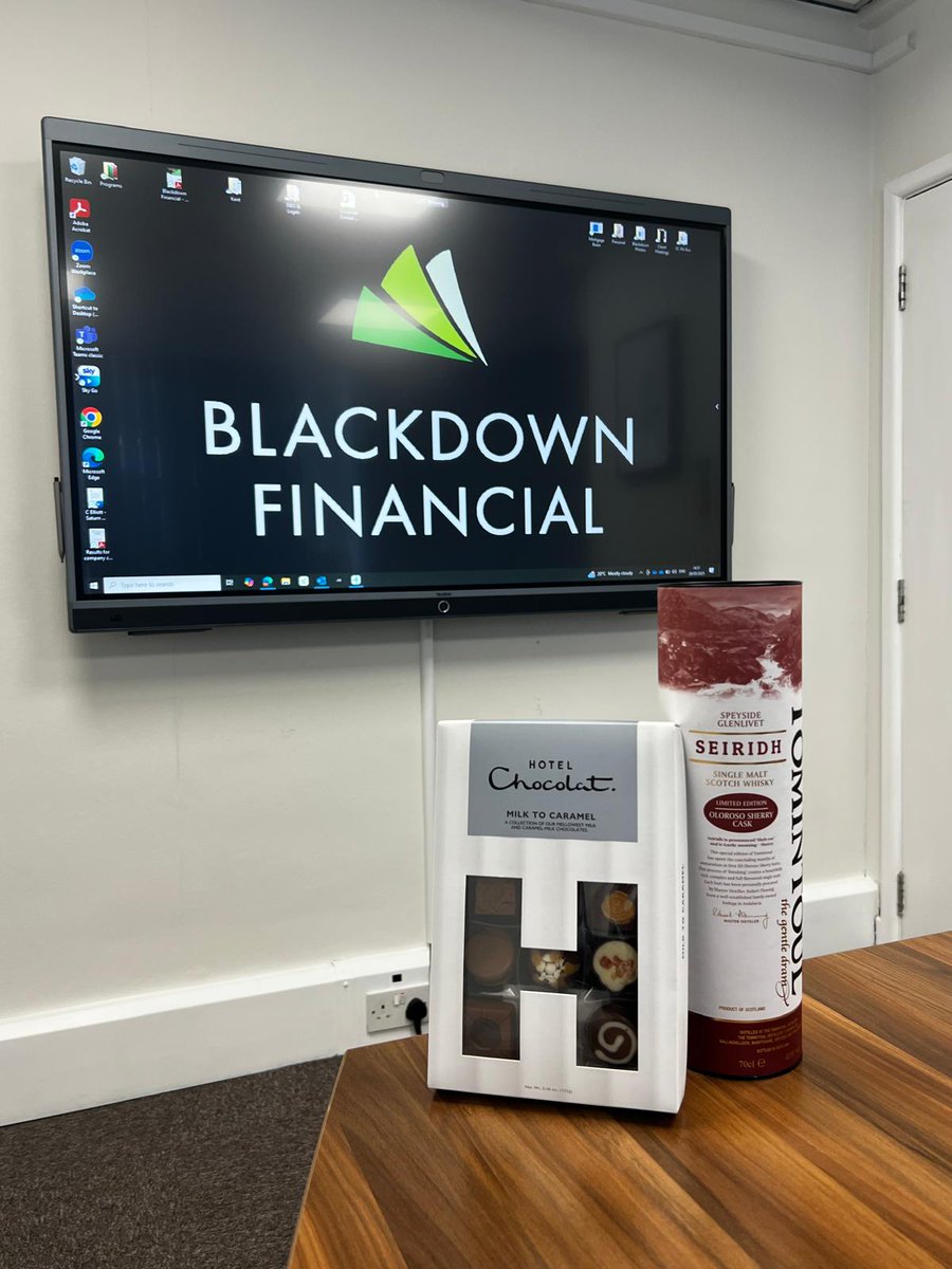 Blackdown Financial (@blackdownifa) on Twitter photo A very kind gesture from one of <a href="/SCutlerIFA/">Simon Cutler</a> clients received today - what a treat! Thank you. 💚
p.s Any guesses as to whether they will remain unopened until the weekend?! A very kind gesture from one of <a href="/SCutlerIFA/">Simon Cutler</a> clients received today - what a treat! Thank you. 💚
p.s Any guesses as to whether they will remain unopened until the weekend?!