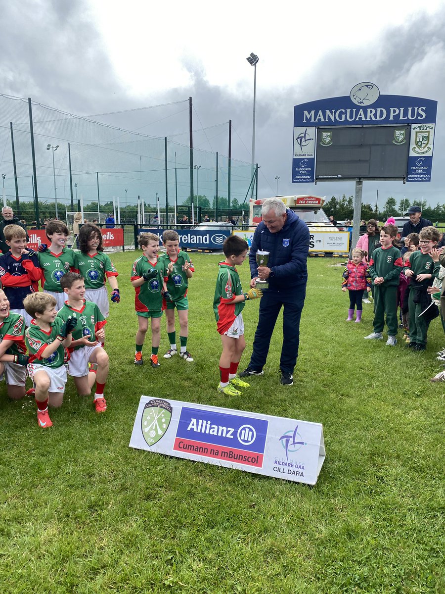 It was a win for <a href="/SBMilltown/">Scoil Bhríde Milltown</a> in the Div 4 U10 Football Final against a determined Dunlavin side <a href="/dunlavingaa2015/">Dunlavin Gaa</a> <a href="/MilltownGAA/">Milltown GAA</a> <a href="/AllianzIreland/">Allianz Ireland</a> <a href="/cnambnaisiunta/">Cumann na mBunscol</a> <a href="/CnmBLaighean/">CnmB Laighean</a> #AllianzCnmB