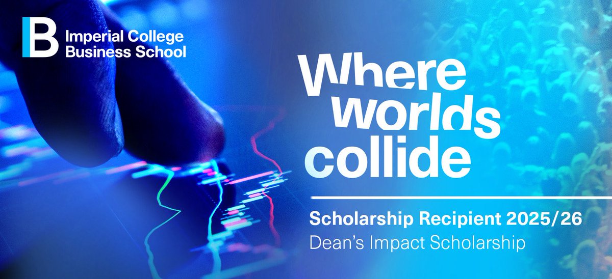 Fabio Castiglione (@castiglionfabio) on Twitter photo 🎓 I’m proud to announce that I’ve been awarded the Dean’s Impact Scholarship at Imperial College Business School, where I’ll be joining as an MBA candidate!
<a href="/ImperialBiz/">Imperial Business School</a> #ImperialBusinessScholar2025 🎓 I’m proud to announce that I’ve been awarded the Dean’s Impact Scholarship at Imperial College Business School, where I’ll be joining as an MBA candidate!
<a href="/ImperialBiz/">Imperial Business School</a> #ImperialBusinessScholar2025