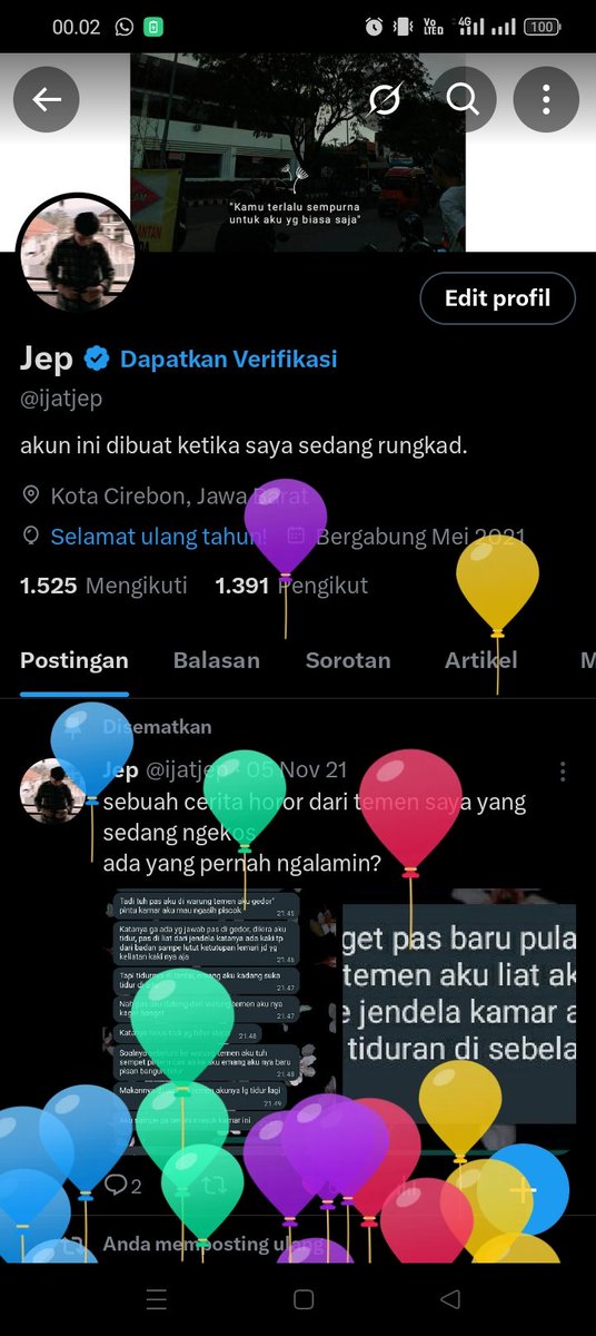 wihhh ada balon
