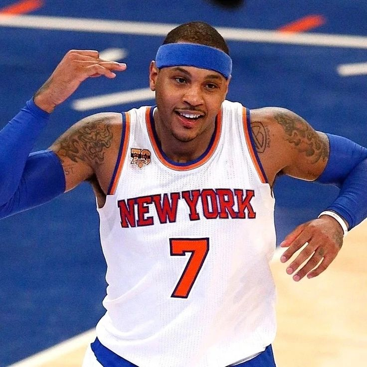 Knicks aint losing on Carmelo Anthony's birthday.