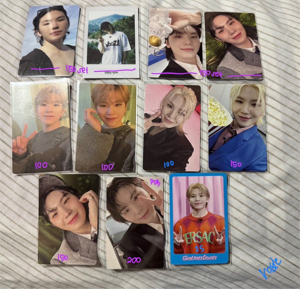 yangrows's tweet image. wts lfb svt ph ~ pls help RT

Updated jun hoshi woozi assorted pc 
- see prices on the photos
- onhand 
- payo (prio) / 1 week dop
- gcash / j&amp;amp;t
- x sensi
- reply / dm to mine

t. seventeen svt wonwoo scoups jeonghan joshua jun hoshi woozi the8 mingyu dk seungkwan vernon dino