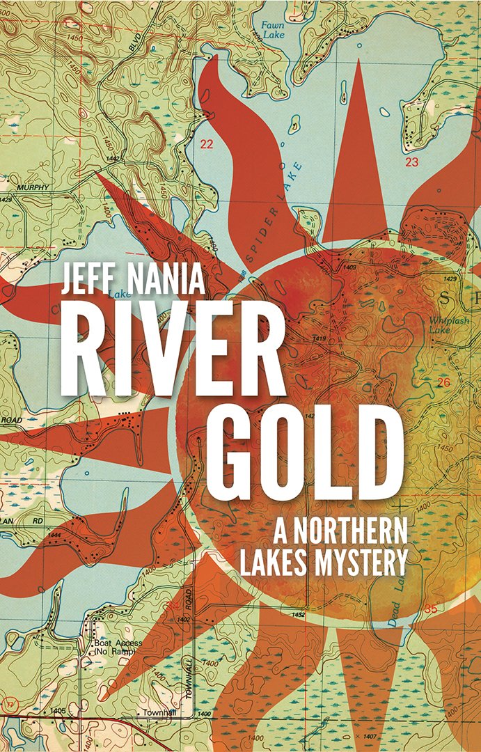 River Gold is about hunting, fishing, a much-admired sheriff, an annoying contender for the sheriff’s job, a murder, a villain, and a hunt for the gold sent by France (to interfere in the Civil War) and lost in an 1860s Lake Michigan shipwreck. newbooksnetwork.com/river-gold