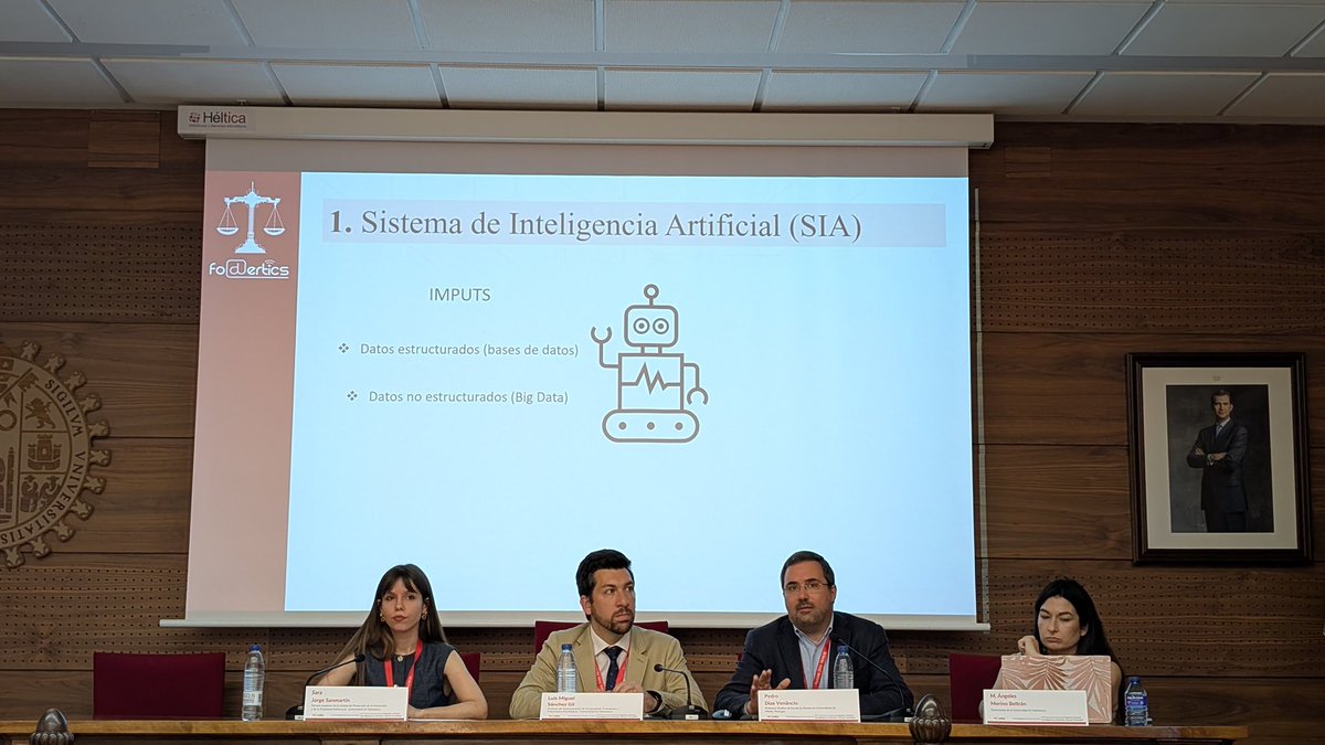 foderticsusal's tweet photo. Empezamos la mesa sobre IA de alto riesgo y propiedad intelectual con la ponencia de Pedro Días sobre el Reglamento europeo sobre IA y propiedad intelectual 
#FODERTICS14 @foderticsusal https://t.co/meVvrDmDHU