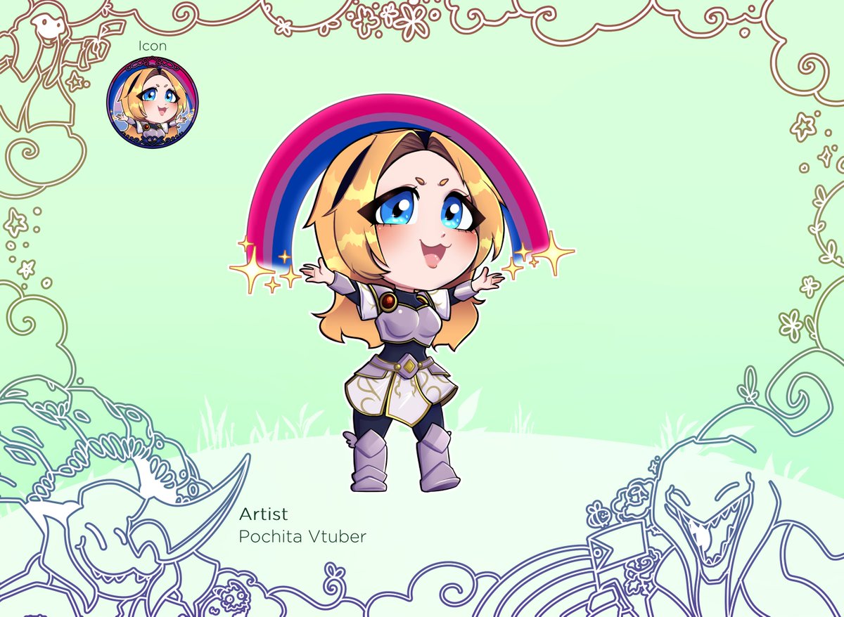 🌈 With light, love and magic comes the rainbow, and so does Lux! ✨️

🎨:  <a href="/PochitaVTber/">PochitaVTᵘᵇᵉʳ ₊˚ʚ🐣💜 【Vgen Coms Open!】</a>