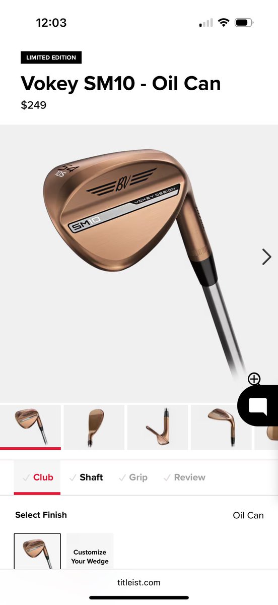 GoatCoach7's tweet photo. Will these burner verse wedges fix my slice? https://t.co/vFdCkeDr5H