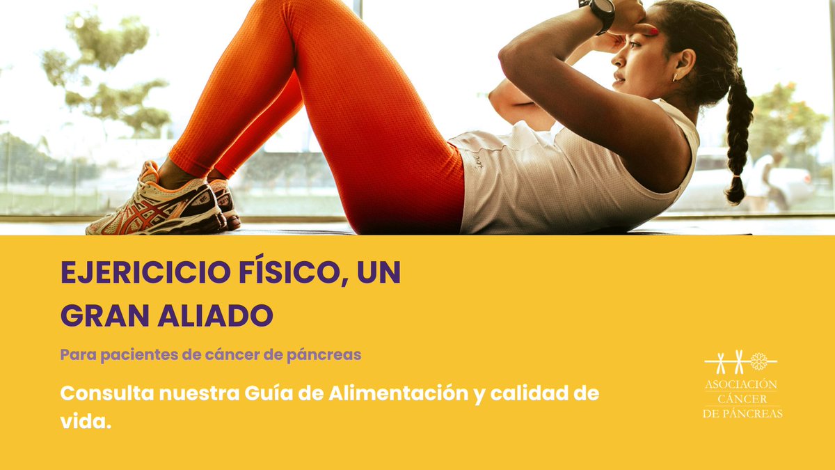 💜 El ejercicio físico puede mejorar la calidad de vida de las personas con  #CáncerDePáncreas.
✔️ Menos fatiga
✔️ Más ánimo
✔️ Mejor recuperación

Siempre con asesoramiento médico.

#EjercicioOncológico #Oncoejercicio #Salud #EsperanzaActiva

👉 asociacioncancerdepancreas.org