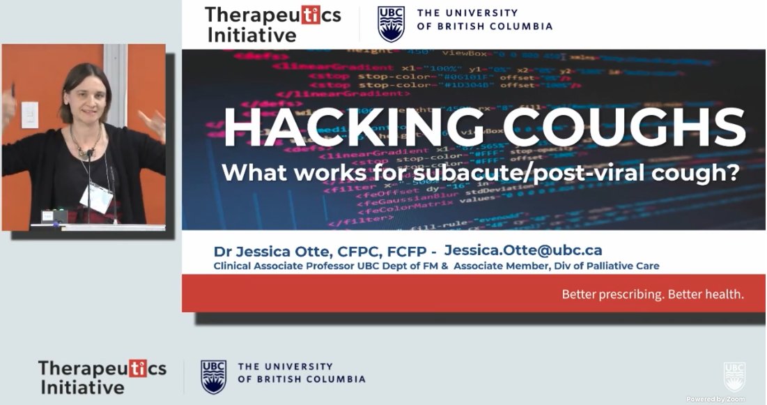 🎺 TI #BestEvidence webinar recording 🎺

Hacking #cough - What works for subacute post viral cough?

The TI's Dr. Jessica Otte shares the evidence on treatments for hacking cough: youtu.be/PNfnIklIQDo

#MedEd #prescribing