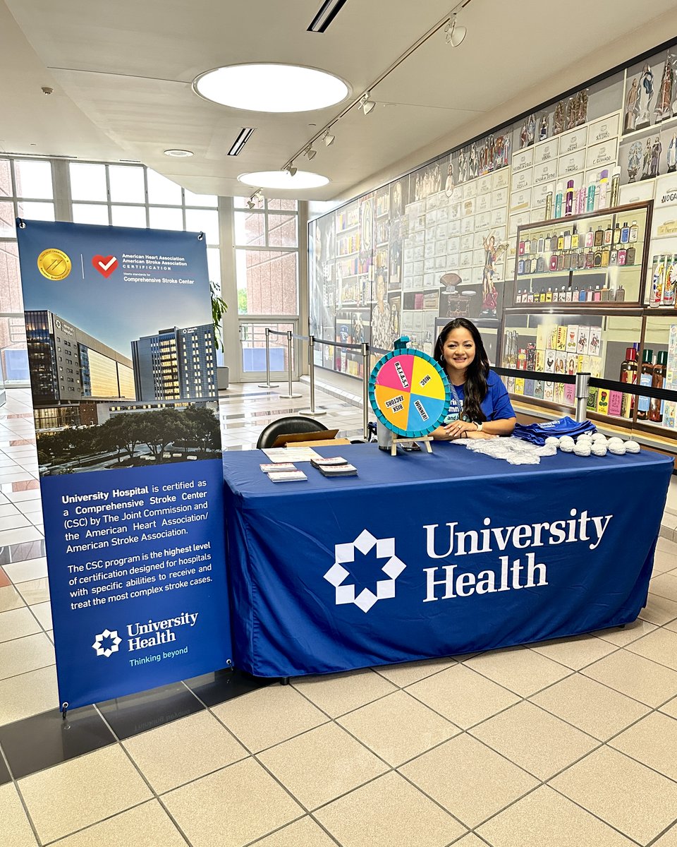 UnivHealthSA's tweet photo. Your brain matters! 🧠 University Hospital just reaffirmed its designation as a #ComprehensiveStrokeCenter by TX DSHS & @TJCommission - the ONLY one in South Texas!
#strokeawareness #stroke https://t.co/jjABP9oRto
