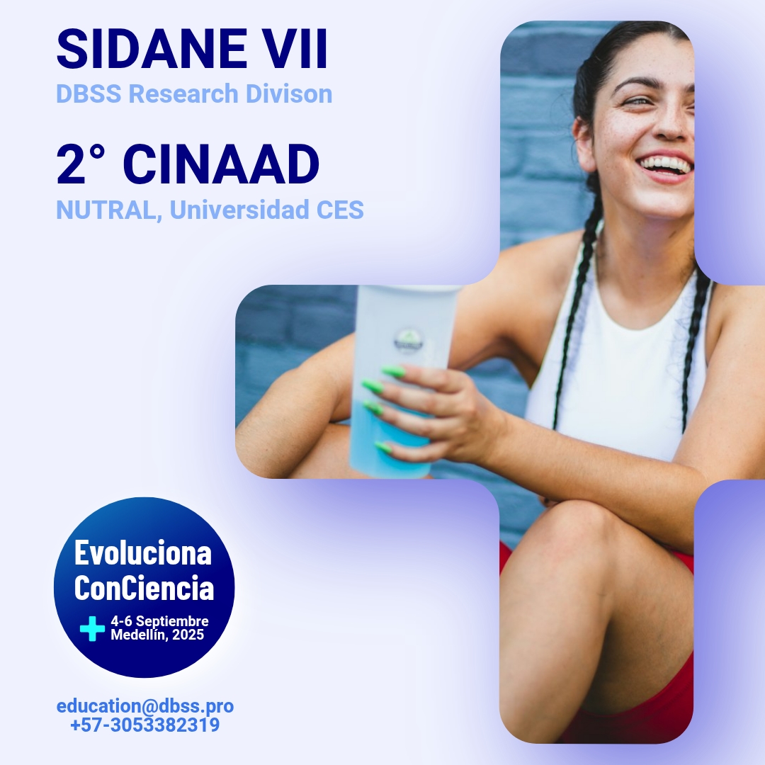 Ya están abiertas las inscripciones al SIDANE VII 💪 y el CINAAD II.

Este gran evento académico se llevará a cabo del 4 al 6 de septiembre en la Universidad CES (Medellín).

✅ Valor de preventa: $350.000

🔗 Inscríbete aquí: ces.edu.co/educacion-cont…