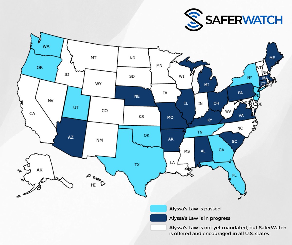 Big news for school safety: Oregon has officially passed Alyssa’s Law, becoming the 10th state to adopt this life-saving legislation!

Named in honor of Alyssa Alhadeff, Alyssa’s Law requires schools to implement panic alert systems that notify law enforcement in real-time during