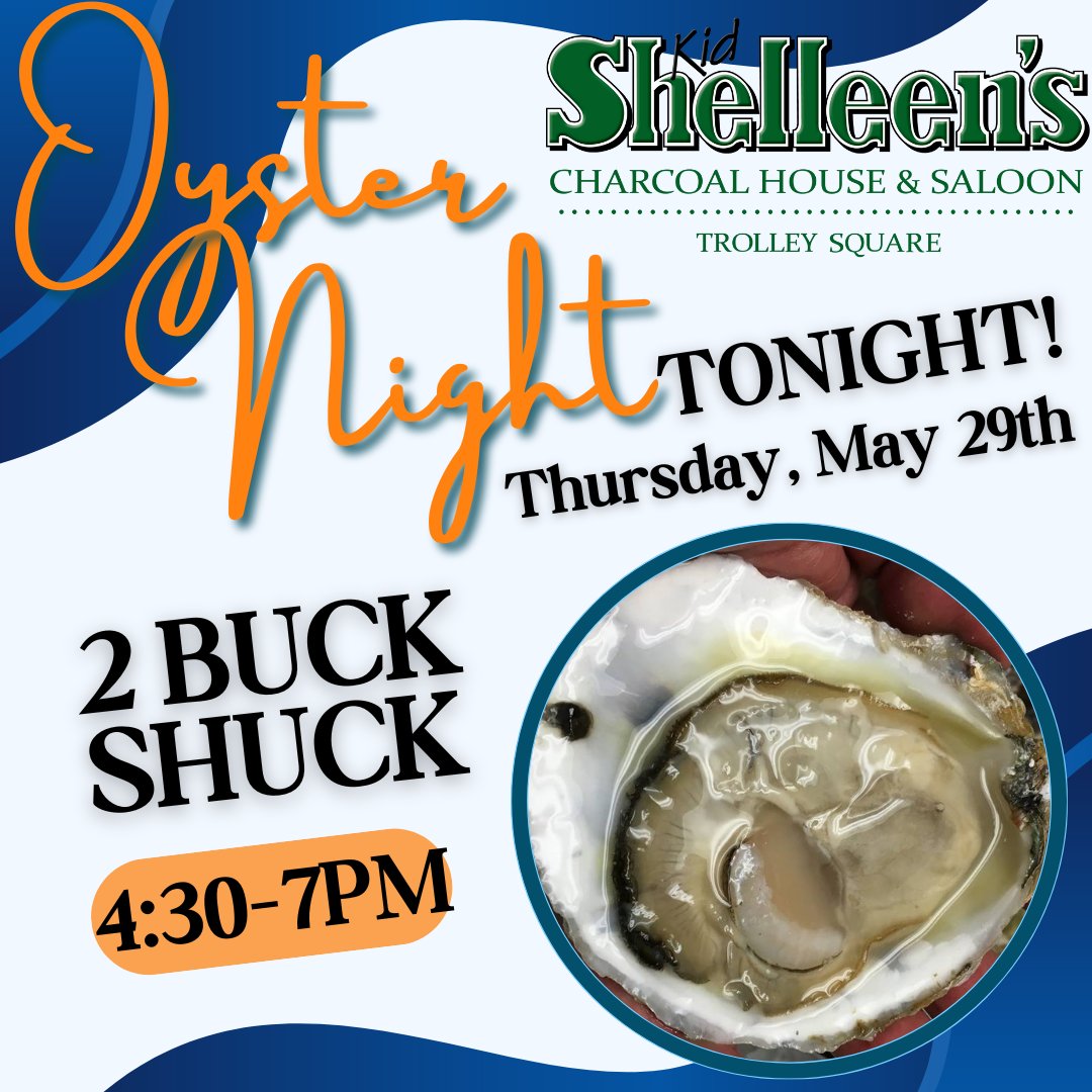 IT'S HERE!!!  Come in for 2 Buck Shuck Oysters TONIGHT from 4:30-7pm!