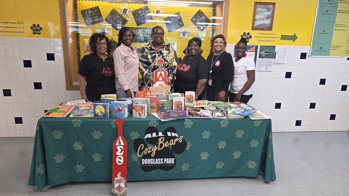 Douglass Park-PPS (@ppsdouglasspark) on Twitter photo Thank you to The Portsmouth Alumnae Chapter of Delta Sigma Theta Sorority Inc. Adopt-A-School Committee for the book donation! Our students will finish the year strong! Members also visited our classrooms to read to our scholars! 📚🍎 <a href="/PortsVASchools/">Portsmouth Schools</a> <a href="/ebracyPPS/">Dr. Elie Bracy III</a> <a href="/SterlingWhite59/">Sterling White, Jr.</a> Thank you to The Portsmouth Alumnae Chapter of Delta Sigma Theta Sorority Inc. Adopt-A-School Committee for the book donation! Our students will finish the year strong! Members also visited our classrooms to read to our scholars! 📚🍎 <a href="/PortsVASchools/">Portsmouth Schools</a> <a href="/ebracyPPS/">Dr. Elie Bracy III</a> <a href="/SterlingWhite59/">Sterling White, Jr.</a>