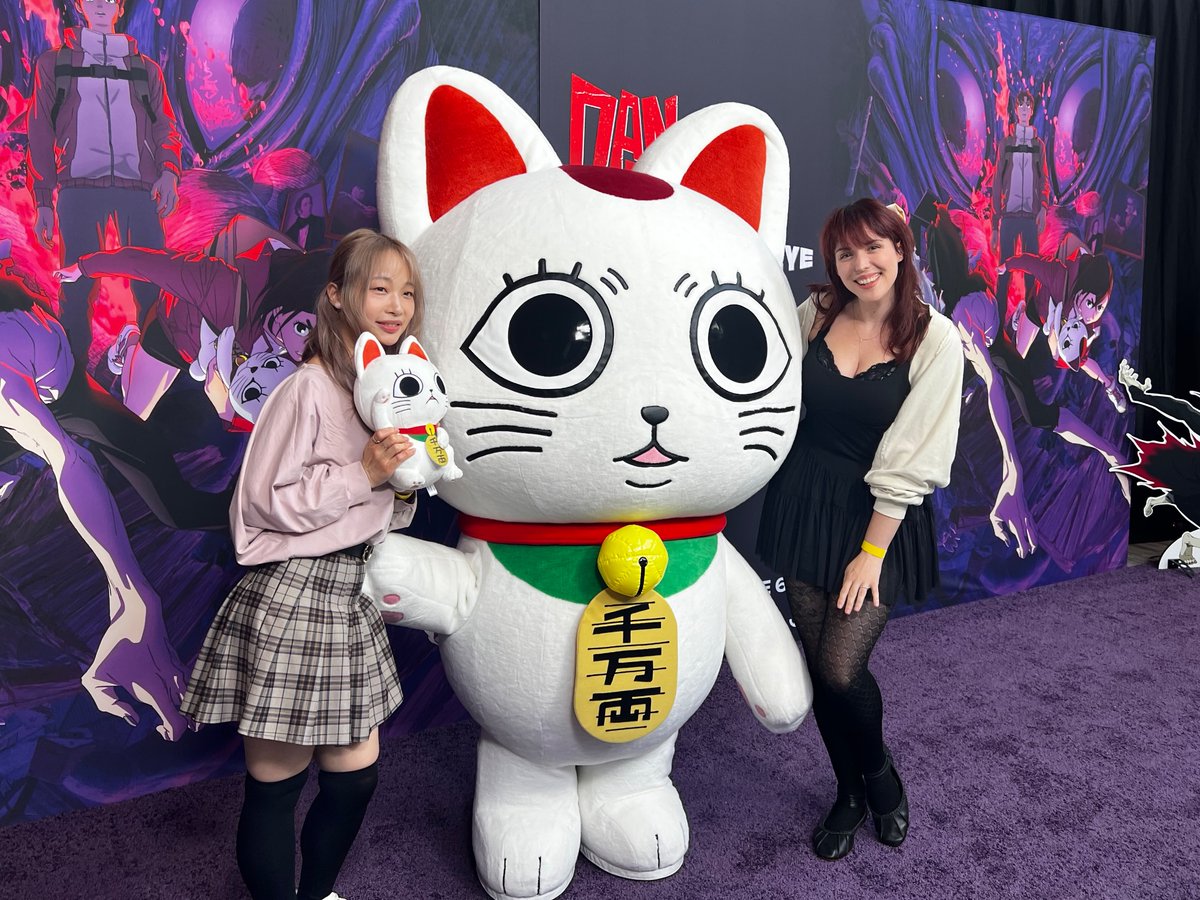 Had a great time at the #DanDaDan Evil Eye premiere last night repping Acro Silky!! 🩰 💕🎀

The dub and animation for Evil Eye was stellar- Amazing job to the whole cast &amp; crew! Can’t wait to see more! 👻 👾