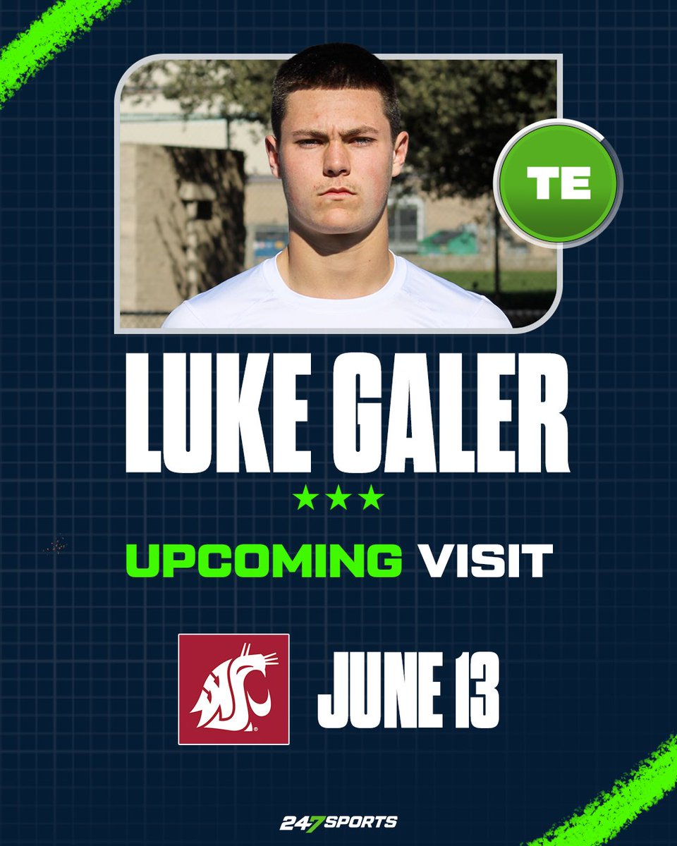Loomis (Calif.) Del Oro tight end Luke Galer has decommitted from Sacramento State.  Galer has also set up an official visit to Washington State for June 13-15. 247sports.com/player/luke-ga…