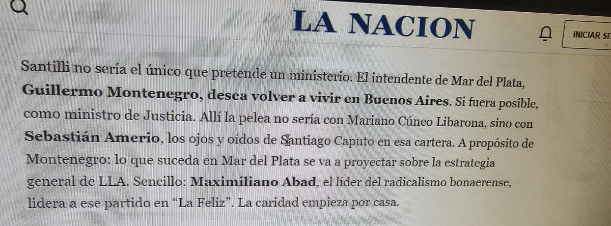 charlywalker's tweet image. Hoy Carlos Pagni en La Nación