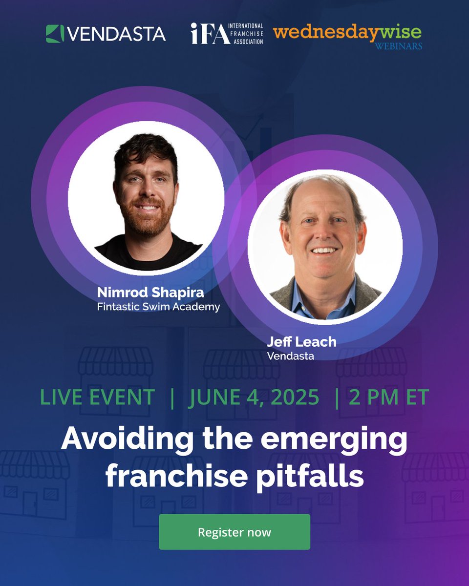Vendasta (@vendasta) on Twitter photo Ready to thrive in the franchise world and avoid costly mistakes? Join our webinar with Nimrod Shapira to hear his inspiring story and uncover essential steps & marketing strategies for explosive brand growth. Register Now: 1l.ink/SSVCDDL Ready to thrive in the franchise world and avoid costly mistakes? Join our webinar with Nimrod Shapira to hear his inspiring story and uncover essential steps & marketing strategies for explosive brand growth. Register Now: 1l.ink/SSVCDDL