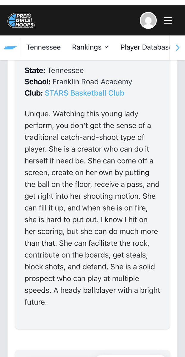 Ella Johnson (@ej_2028) on Twitter photo Thank you <a href="/PGHTennessee/">Prep Girls Hoops Tennessee</a> <a href="/tbwnextgen/">Brandon Tinnon</a> Appreciate you! <a href="/StarsNash_GBB/">STARS HS GBB</a> <a href="/CoachCallieCook/">Callie Rae (Cook) Lester</a> <a href="/Rileyoconnor24/">Riley O'Connor</a> <a href="/FRAathletics/">FRA Athletics</a> Thank you <a href="/PGHTennessee/">Prep Girls Hoops Tennessee</a> <a href="/tbwnextgen/">Brandon Tinnon</a> Appreciate you! <a href="/StarsNash_GBB/">STARS HS GBB</a> <a href="/CoachCallieCook/">Callie Rae (Cook) Lester</a> <a href="/Rileyoconnor24/">Riley O'Connor</a> <a href="/FRAathletics/">FRA Athletics</a>