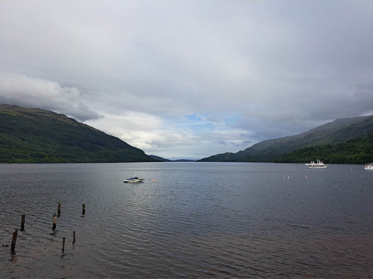 Looking down Loch Lomond from Tarbert.