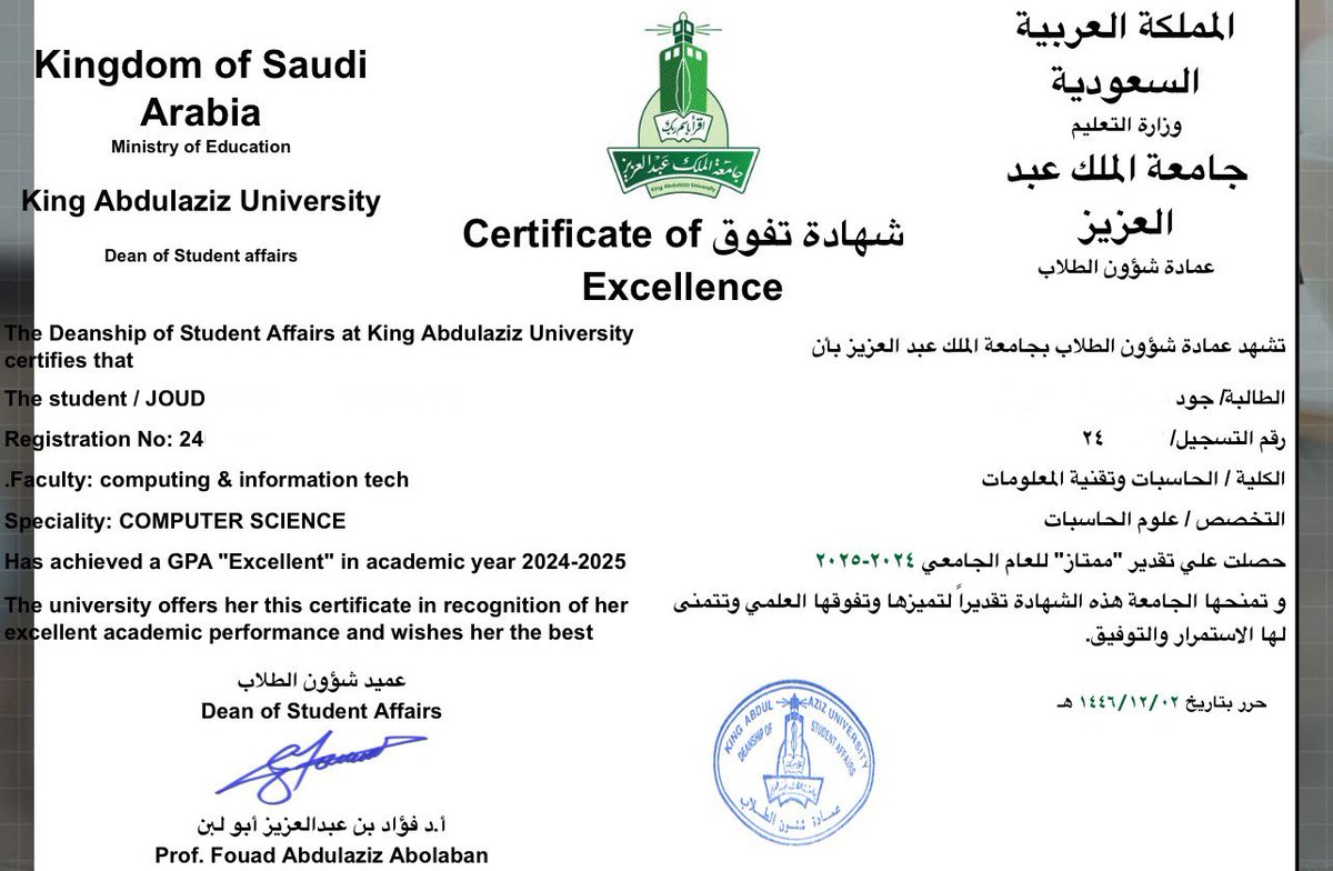 Proud to have accomplished this 🥳