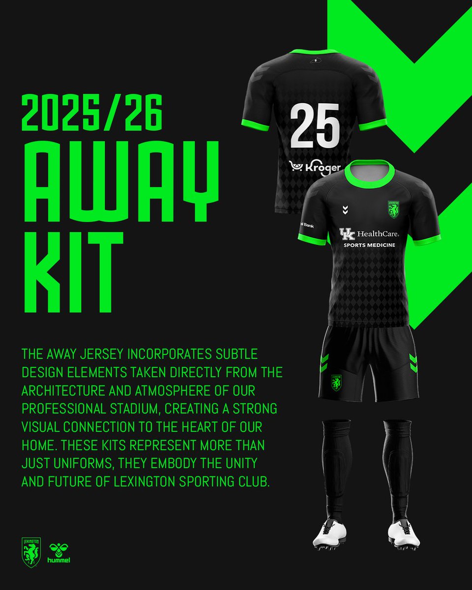 Lexington Sporting Youth (@lscyouth) on Twitter photo The 2025/26 Youth Kits have arrived! 🙌😍 <a href="/hummelNAmerica/">hummel North America</a> 👀 Check out what our young Greens will be wearing this upcoming year!
Kit Partners: <a href="/UK_HealthCare/">UK HealthCare</a> <a href="/centralbankKY/">Central Bank</a> <a href="/kroger/">Kroger</a>
#LexGo #YouthSoccer The 2025/26 Youth Kits have arrived! 🙌😍 <a href="/hummelNAmerica/">hummel North America</a> 👀 Check out what our young Greens will be wearing this upcoming year!
Kit Partners: <a href="/UK_HealthCare/">UK HealthCare</a> <a href="/centralbankKY/">Central Bank</a> <a href="/kroger/">Kroger</a>
#LexGo #YouthSoccer