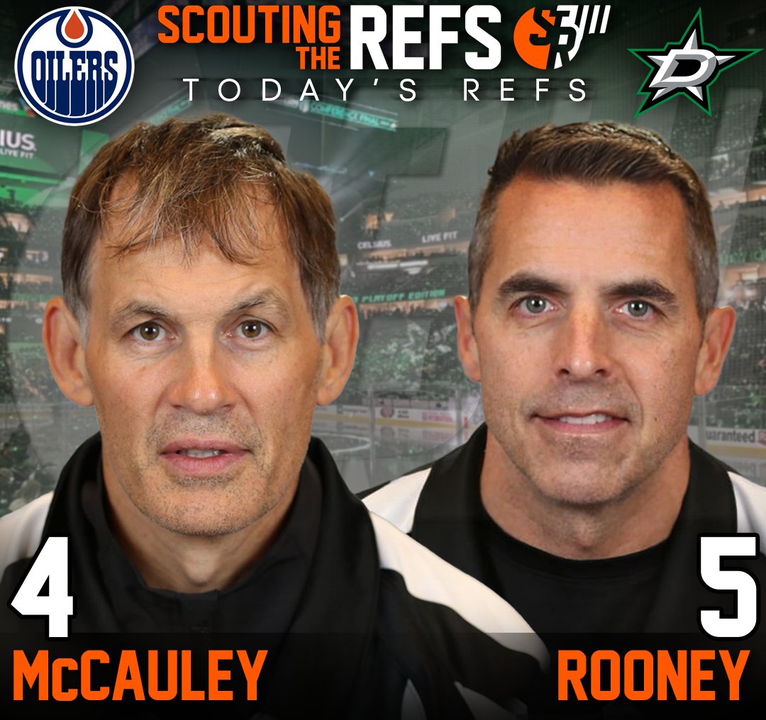 Scouting The Refs (@scoutingtherefs) on Twitter photo Refs for <a href="/EdmontonOilers/">Edmonton Oilers</a> vs. <a href="/DallasStars/">X - Dallas Stars</a> are Wes McCauley (#4) and Chris Rooney (#5), who's back from Game 4. Tonight's Western Conference Final Game 5 officials: scoutingtherefs.com/2025/05/49044/…
#EDMvsDAL #LetsGoOilers #TexasHockey Refs for <a href="/EdmontonOilers/">Edmonton Oilers</a> vs. <a href="/DallasStars/">X - Dallas Stars</a> are Wes McCauley (#4) and Chris Rooney (#5), who's back from Game 4. Tonight's Western Conference Final Game 5 officials: scoutingtherefs.com/2025/05/49044/…
#EDMvsDAL #LetsGoOilers #TexasHockey