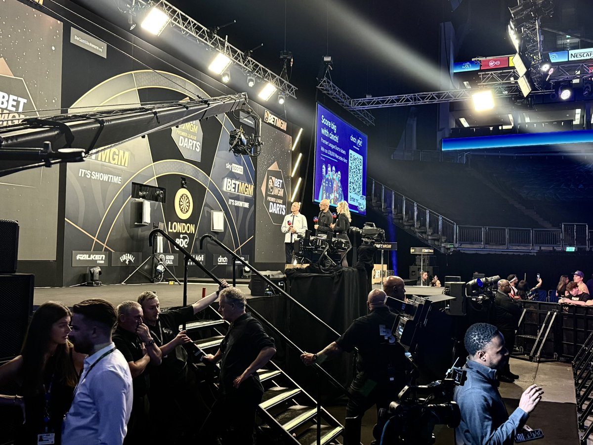 LannoNews's tweet image. The big one. 
BetMGM Premier League finals night at @TheO2…

#PLDarts