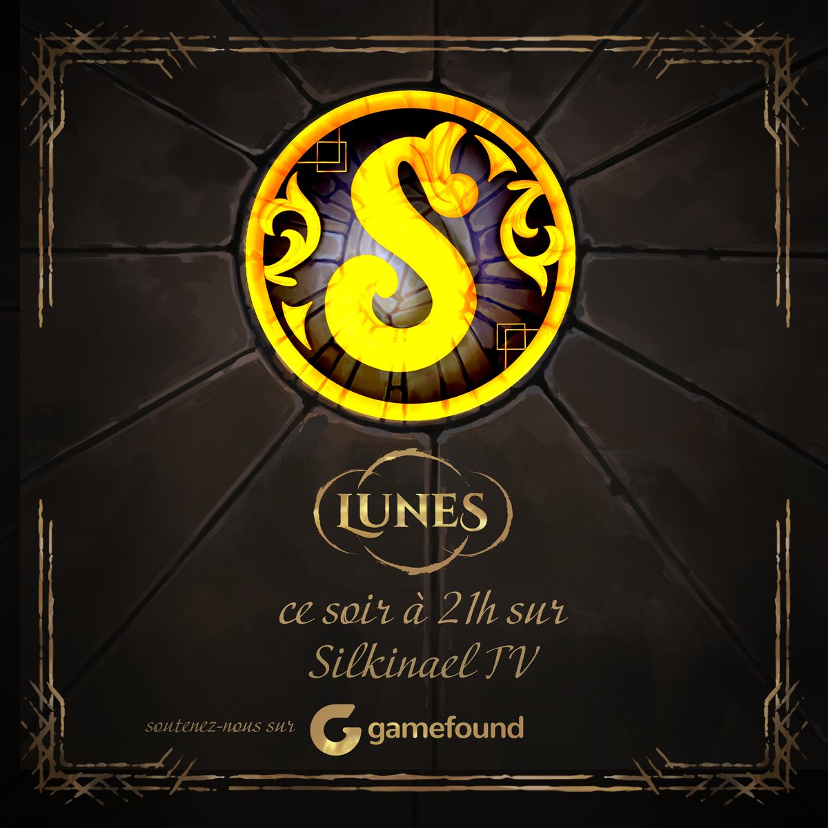 Ce soir (29 Mai 2025) à 21h
Dans le cadre du financement participatif de Lunes sur <a href="/gamefound/">Gamefound</a>.crowdfunding
gamefound.com/fr/projects/ob…
Nous serons en ligne sur txitch sur la chaine @silkinaeltv
twitch.tv/silkinaeltv

As part of the participatory funding of Lunes on